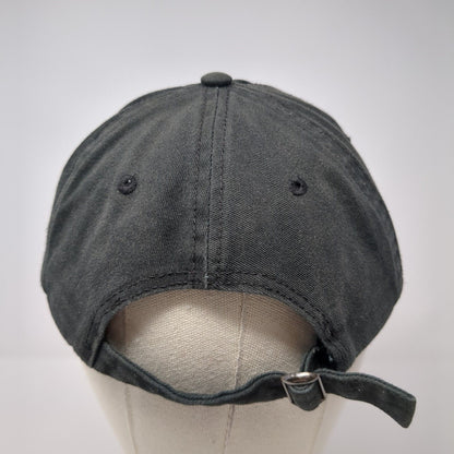 Hockey Mom Slideback Baseball Cap Black One Size Adjustable Embroidered 6 Panel
