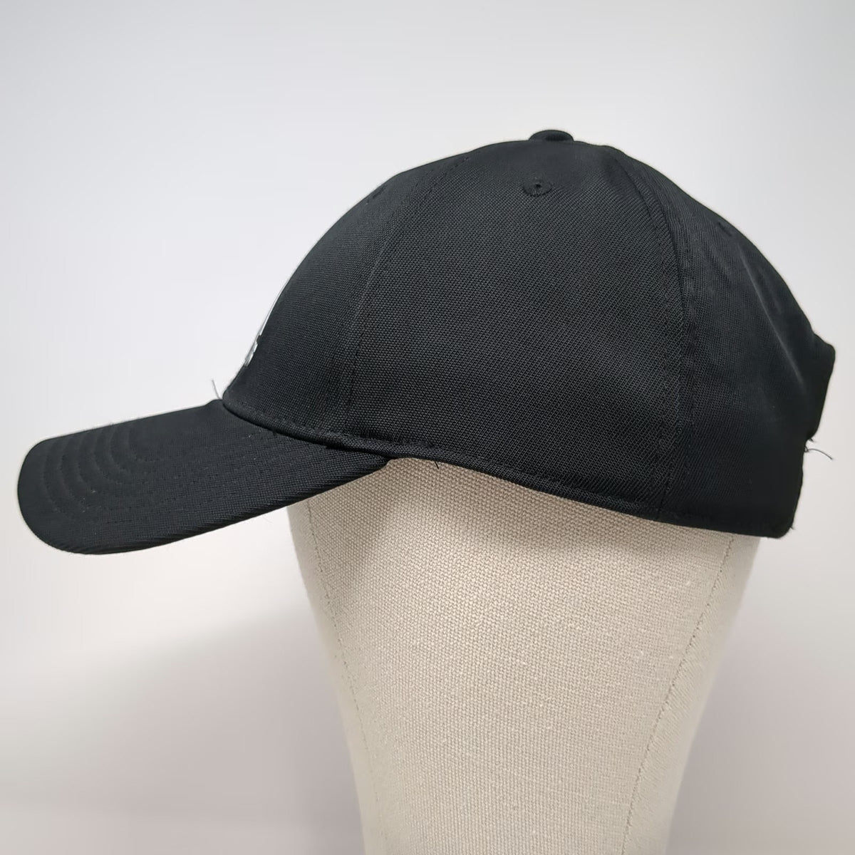 adidas Baseball Cap Black One Size Structured Performance Logo Adjustable Hat