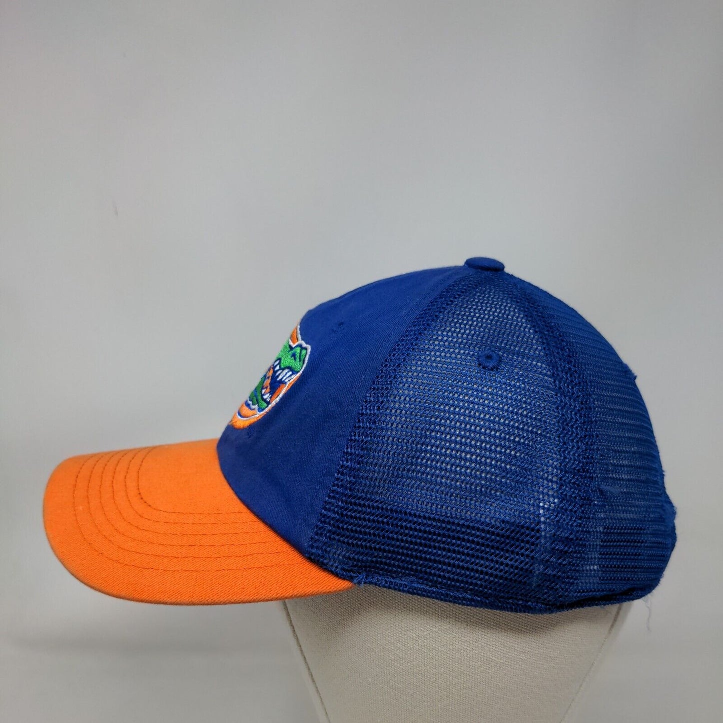 Florida Gators Snapback Mesh Back Trucker Hat Orange Blue Embroidered Logo NCAA