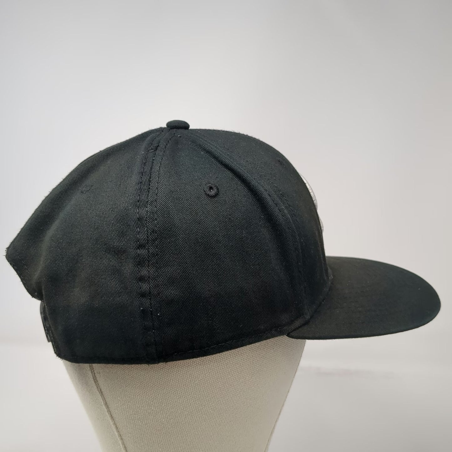 Gurkha Cigars Snapback Hat Black One Size Embroidered Cigar Warning Side Patch