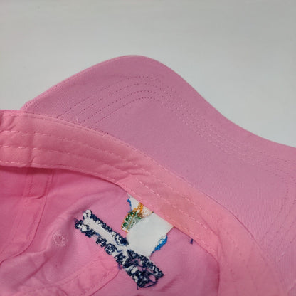Soil And Water Conservation District Strapback Hat Pink One Size Embroidered
