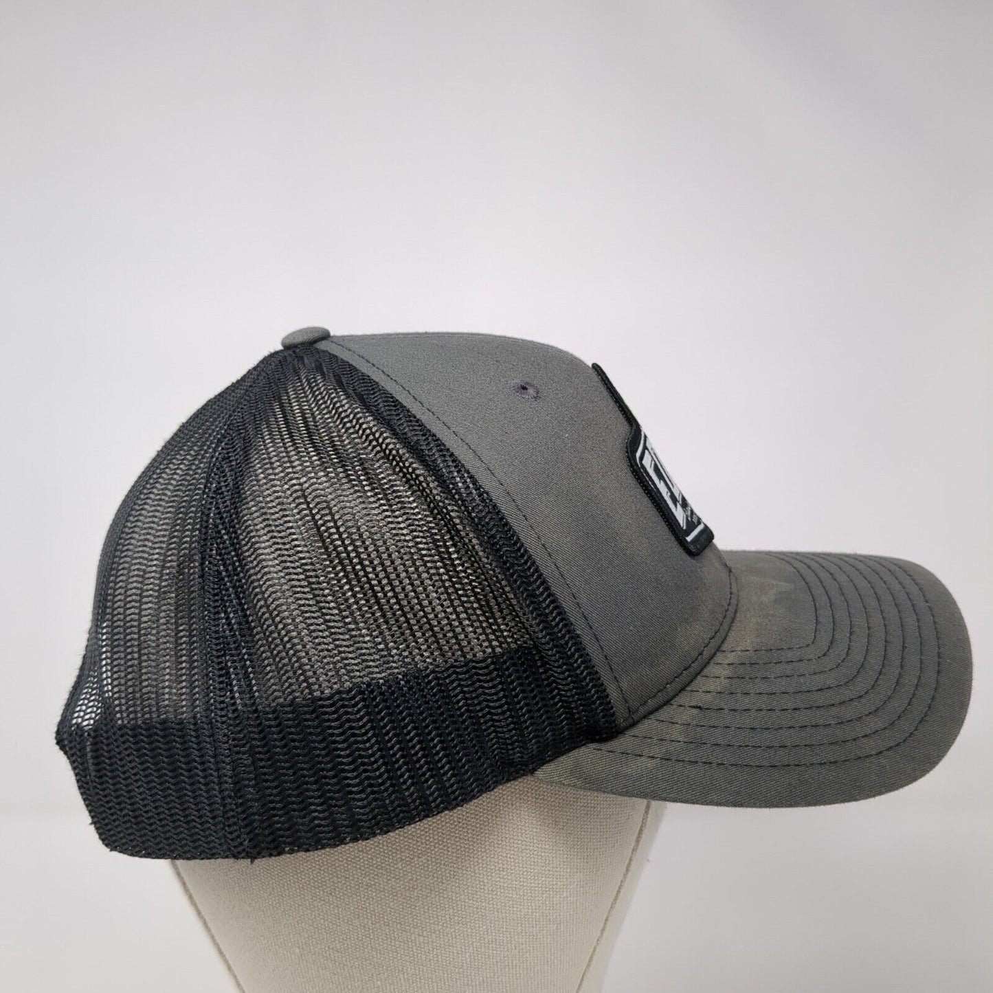 Edge Brewing Company Boise Idaho Snapback Trucker Hat Gray OS Adjustable Mesh