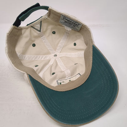 Imperial Shadow Wood Country Club Golf Patch Baseball Cap Beige OSFM Hat Green