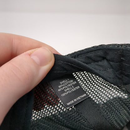 Meridian kiln Snapback Trucker Hat Black OS Adjustable Mesh Back Richardson