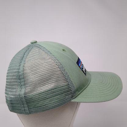 Patagonia Snapback Mesh Back Trucker Hat Green One Size Solid NetPlus