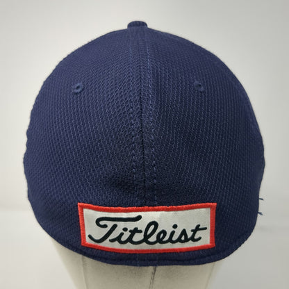 Titleist Baseball Cap Blue XL Ryder Cup 2016 New Era Fitted Stretch Golf Hat