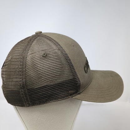 Carhartt Trucker Hat Green One Size Mesh Back Snapback Embroidered Logo Workwear