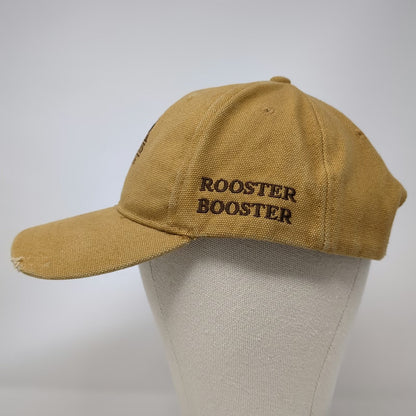 Pheasants Forever Rooster Booster Snapback Brown Hat One Size Canvas Pheasant