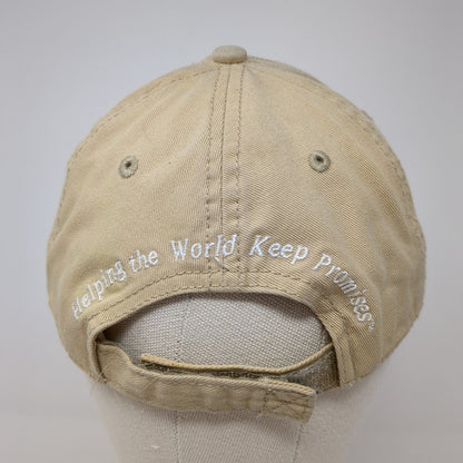 Old Dominion Freight Line Strapback Hat Tan OS Adjustable Embroidered Atlanta