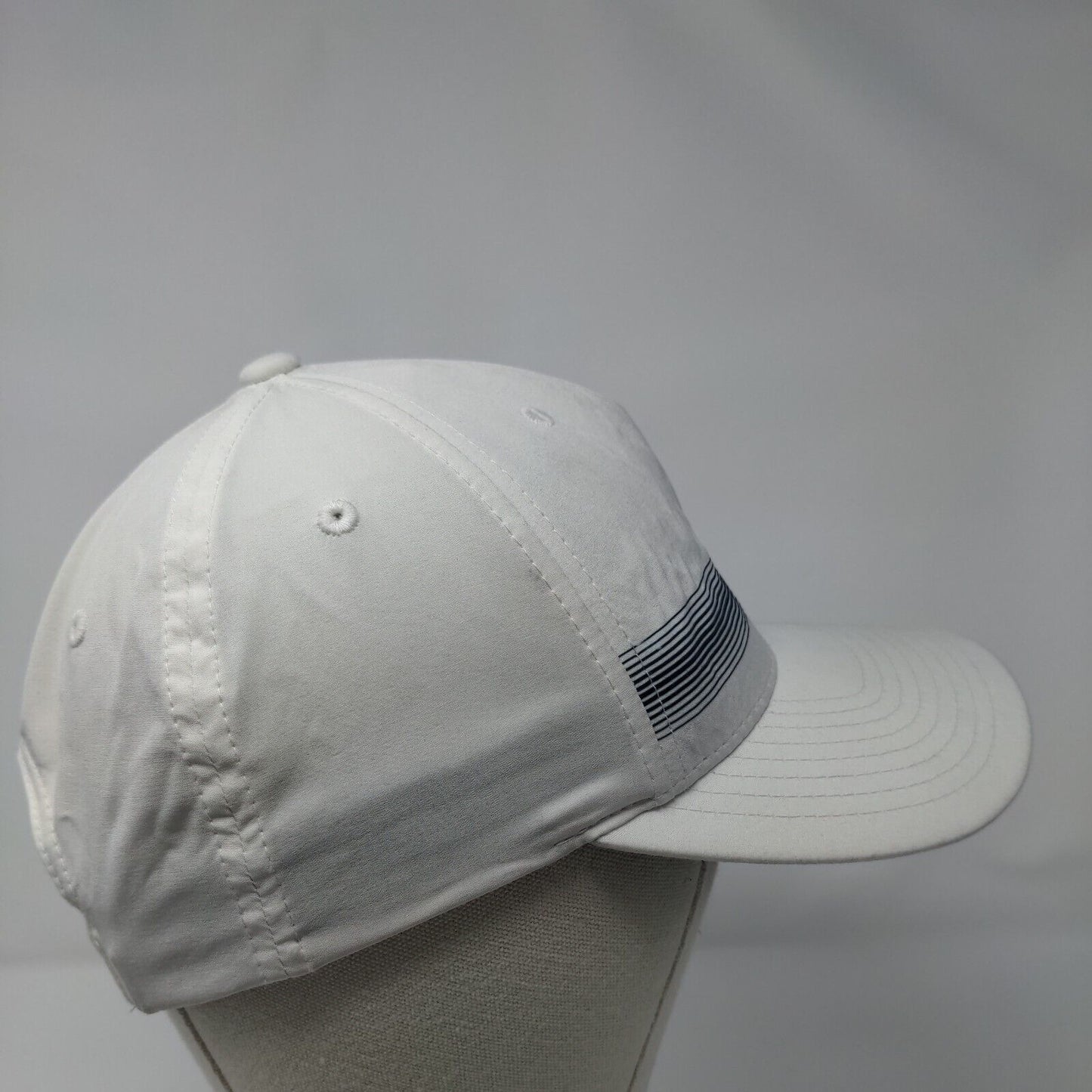 Callaway Snapback Hat White One Size Striped Adjustable Flexfit 110