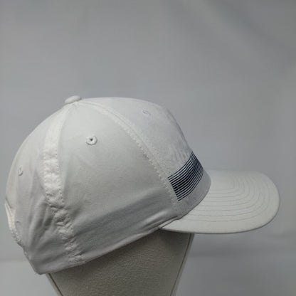 Callaway Snapback Hat White One Size Striped Adjustable Flexfit 110