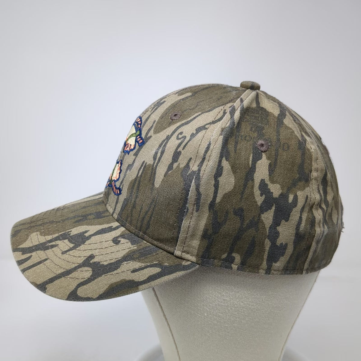 Outdoor Cap Snapback Green One Size Camo Kelli's Catering Fish Logo Hat