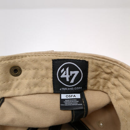 '47 Brand Slideback Hat Tan One Size Adjustable Embroidered 6 Panel