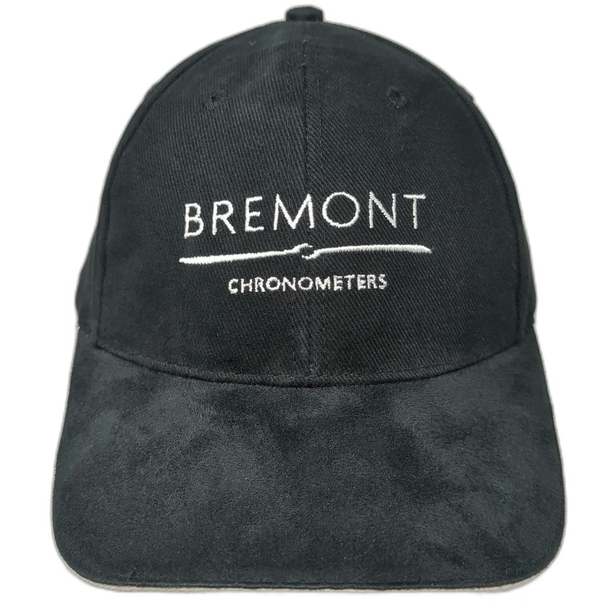 Bremont Baseball Cap Black One Size Suede Brim Embroidered Chronometers Hat
