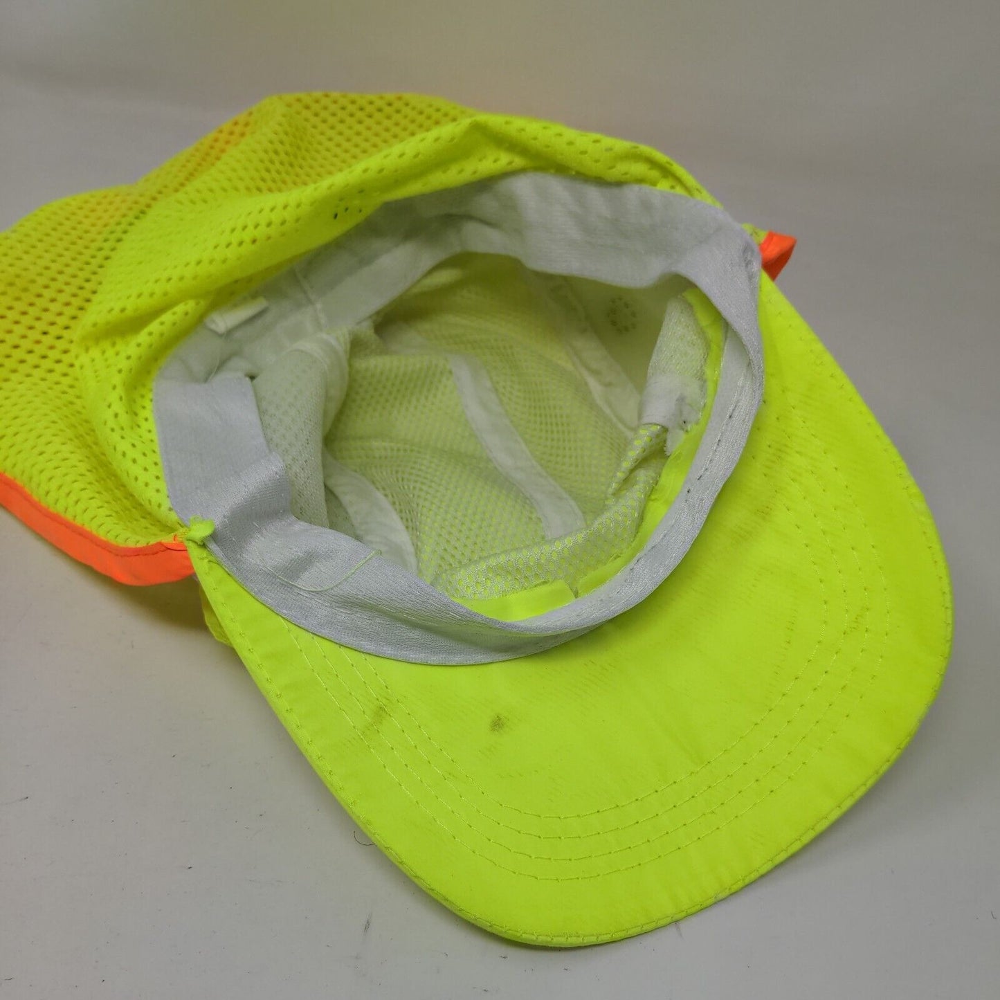 Unbranded Toggle Back Sun Hat Green One Size Neck Flap Reflective Vent Holes