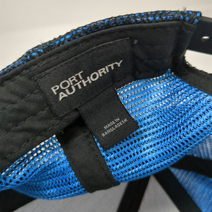 Port Authority Trucker Hat Black Blue One Size Electrical Wholesale Supply Co