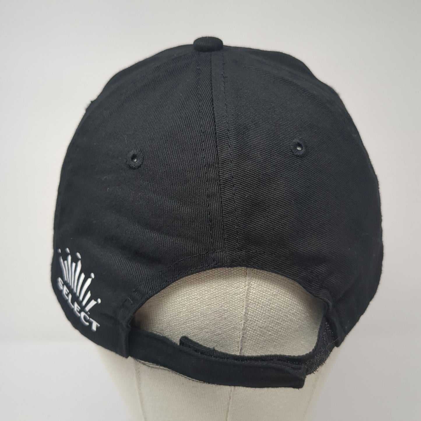 Select Strapback Hat Black One Size Adjustable Solid Outdoor Hit Wear
