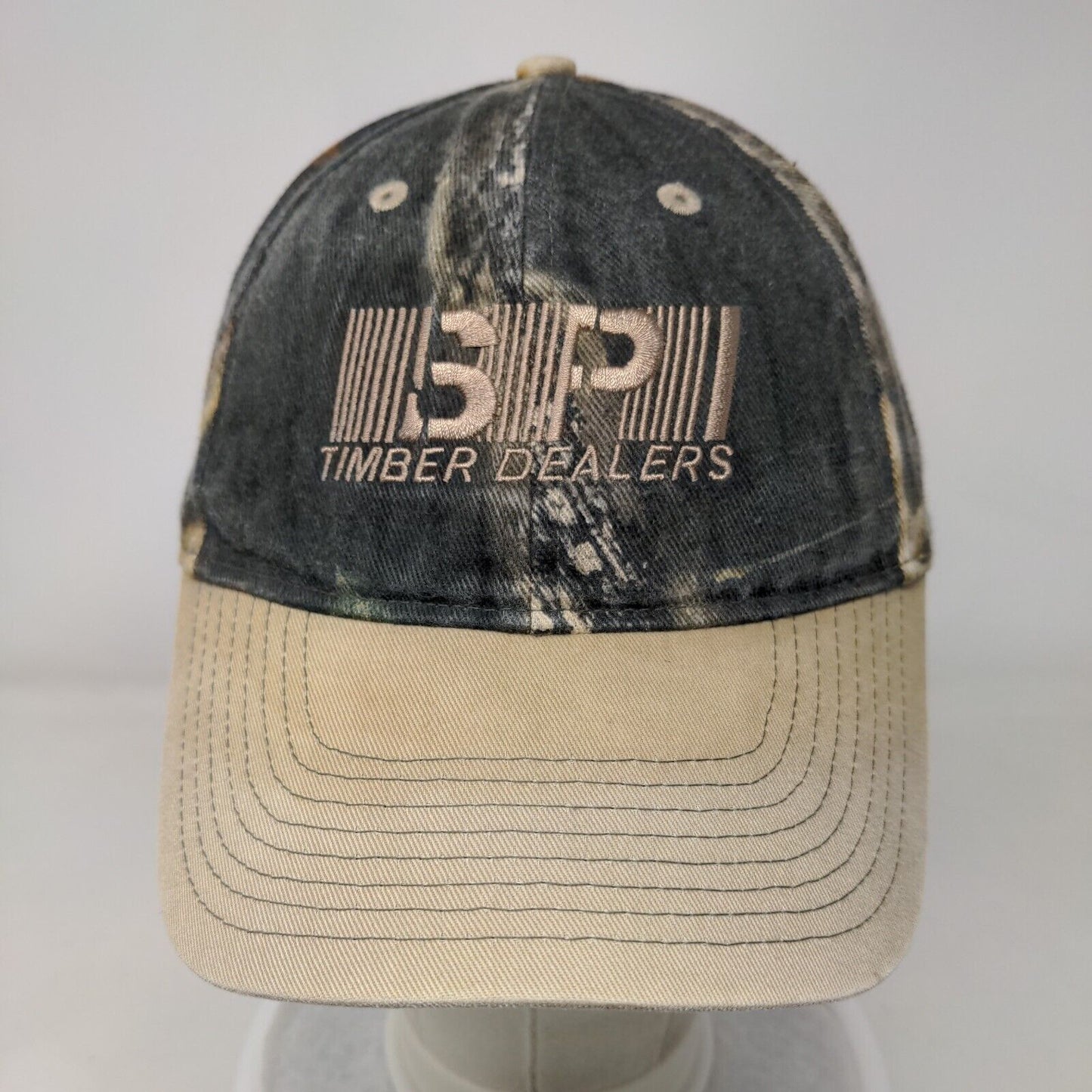 Timber Dealers Strapback Hat Camo One Size Adjustable Embroidered