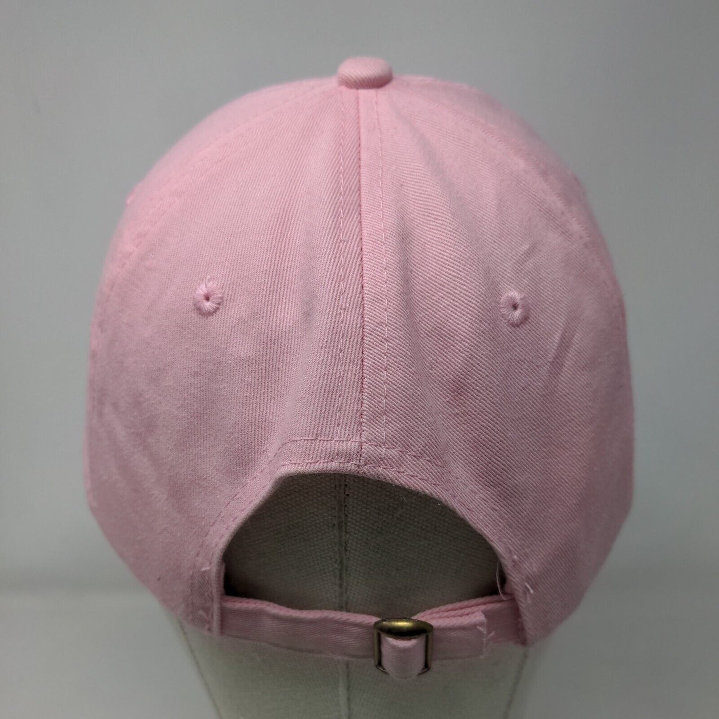 First Mate Anchor Slideback Hat Pink One Size Adjustable Embroidered Headtotoe