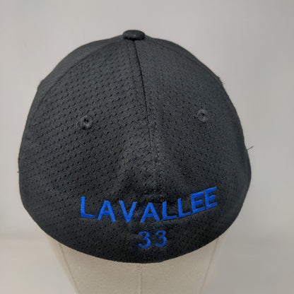 PAL Lavallee 33 Fitted Hat Black S/M Lightweight Embroidered Augusta Sportswear