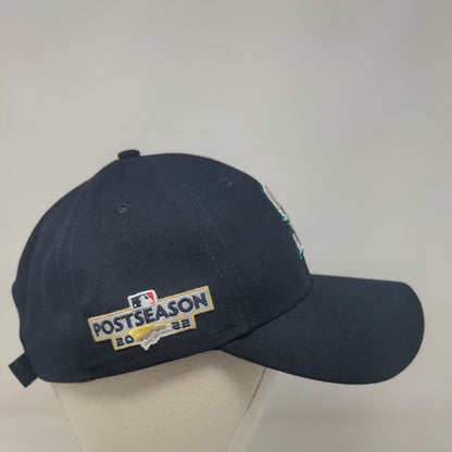 New Era Men Strapback Hat Blue OSFM Embroidered Seattle Mariners 2022 Postseason