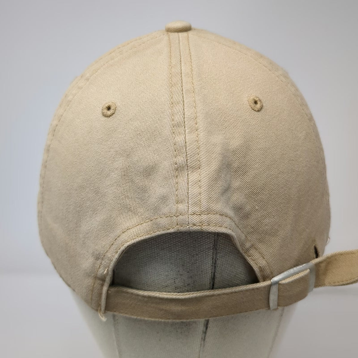 Wembley Baseball Cap Beige One Size Total Dad Move Slideback Hat Curved Brim