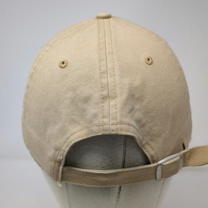 Wembley Baseball Cap Beige One Size Total Dad Move Slideback Hat Curved Brim