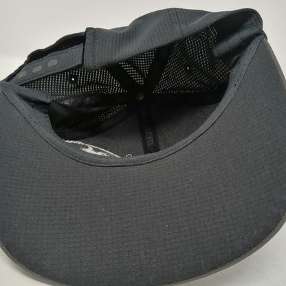 OGIO Baseball Cap Black One Size Performance Polyester Strapback Realty Logo Hat