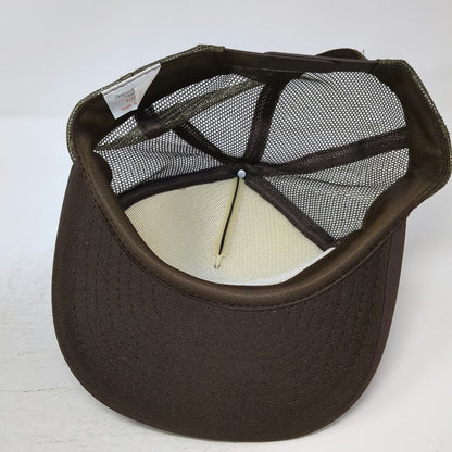 Designer Award Headwear Trucker Hat Brown One Size Narramore Trucking Mesh