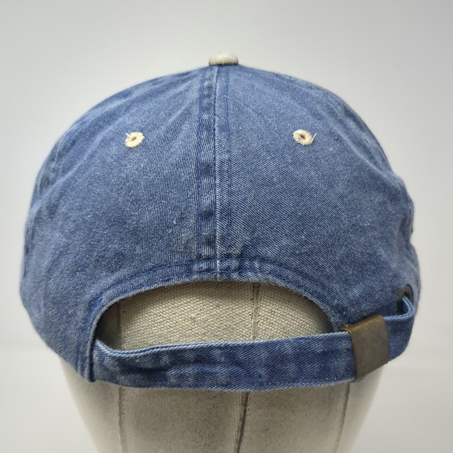ATT Headwear Baseball Cap Blue One Size Aruba Embroidery Adjustable Two Tone Hat