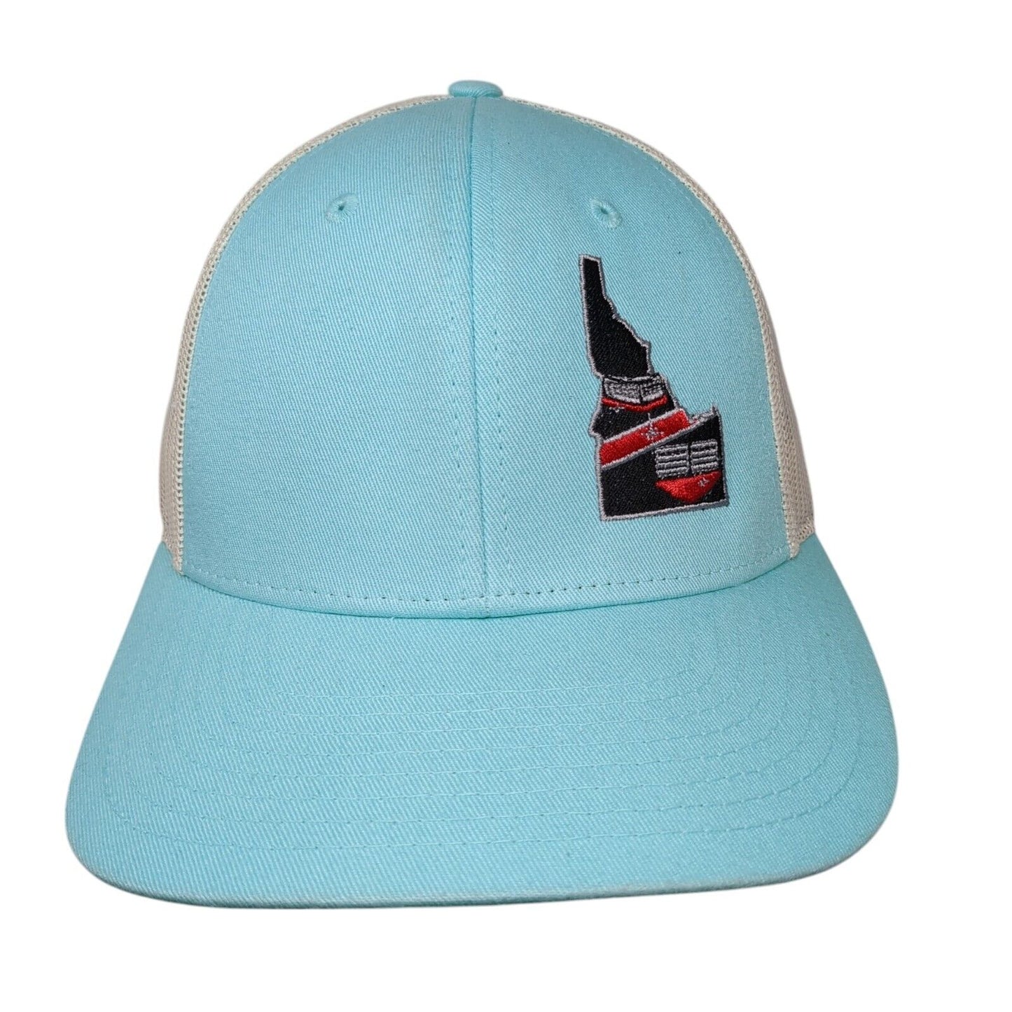Idaho State Map Mesh Back Trucker Hat Blue M/L Embroidered Richardson