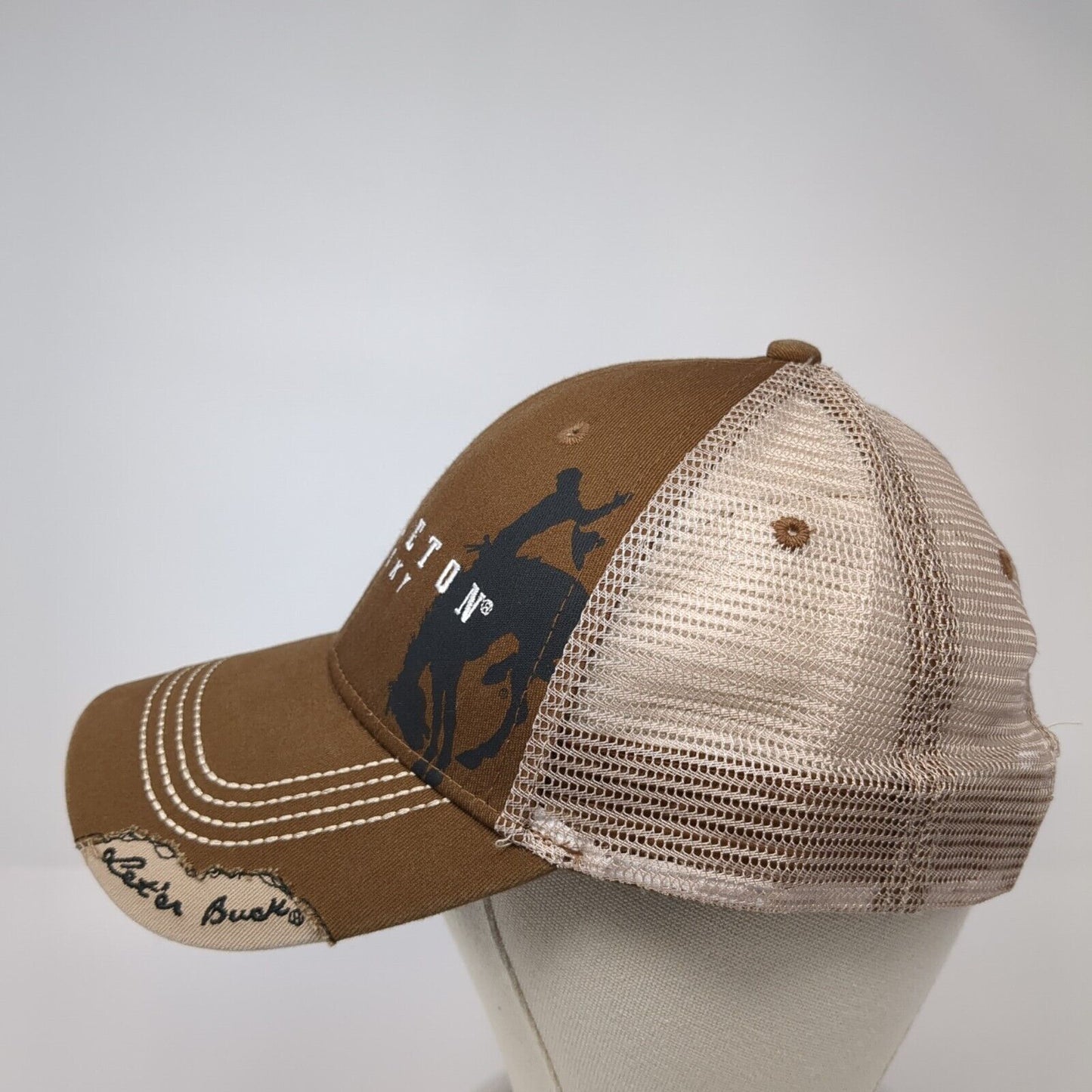 Pendleton Whisky Snapback Trucker Hat Brown One Size Mesh Back Outdoor