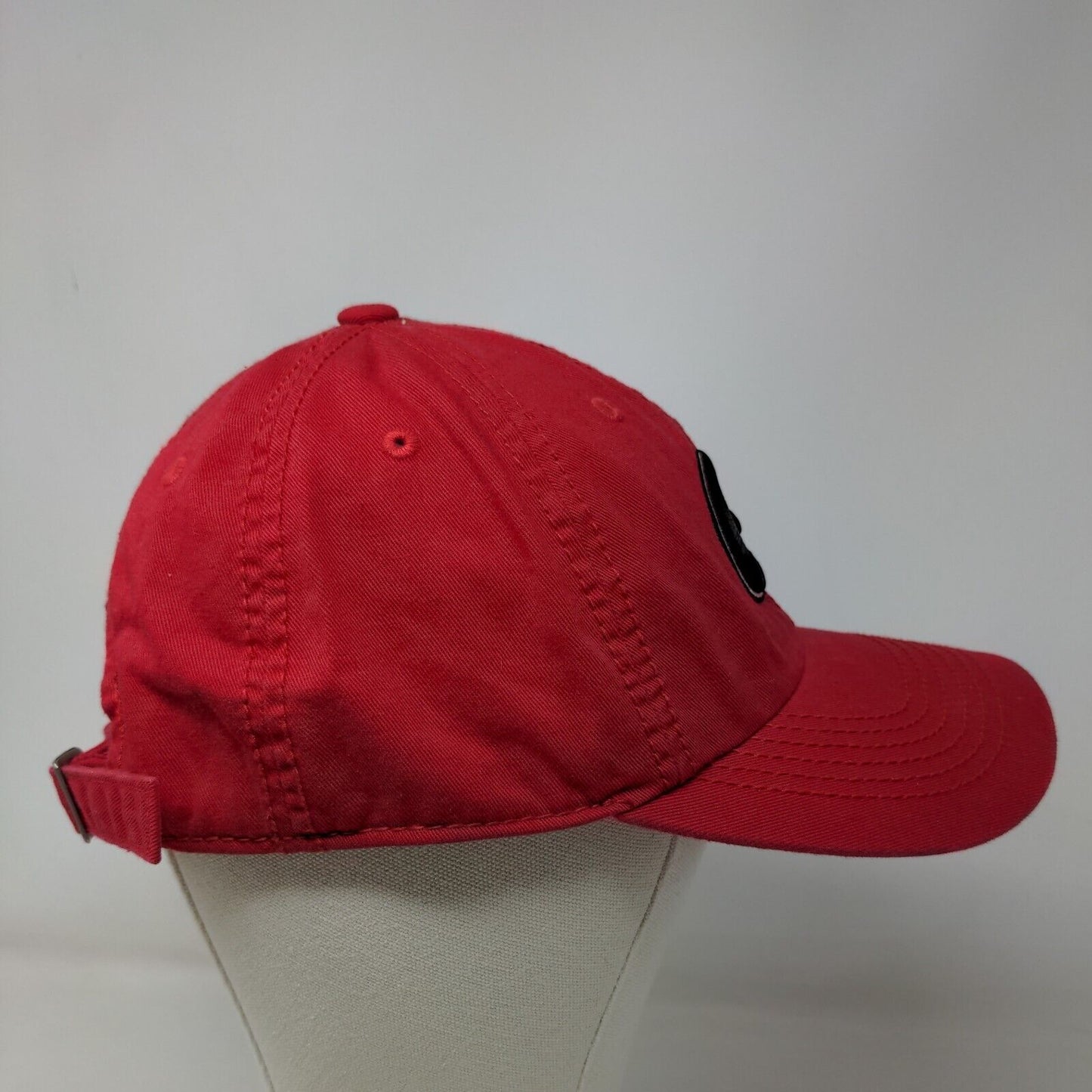 Top of the World Mens Slideback Hat Red Embroidered Georgia Bulldogs Logo Cotton