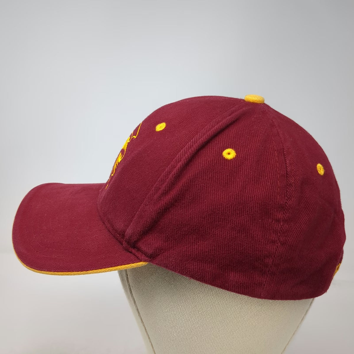 USC Trojans NCAA Signatures Cap Red One Size Strapback Yellow Sandwich Bill Hat