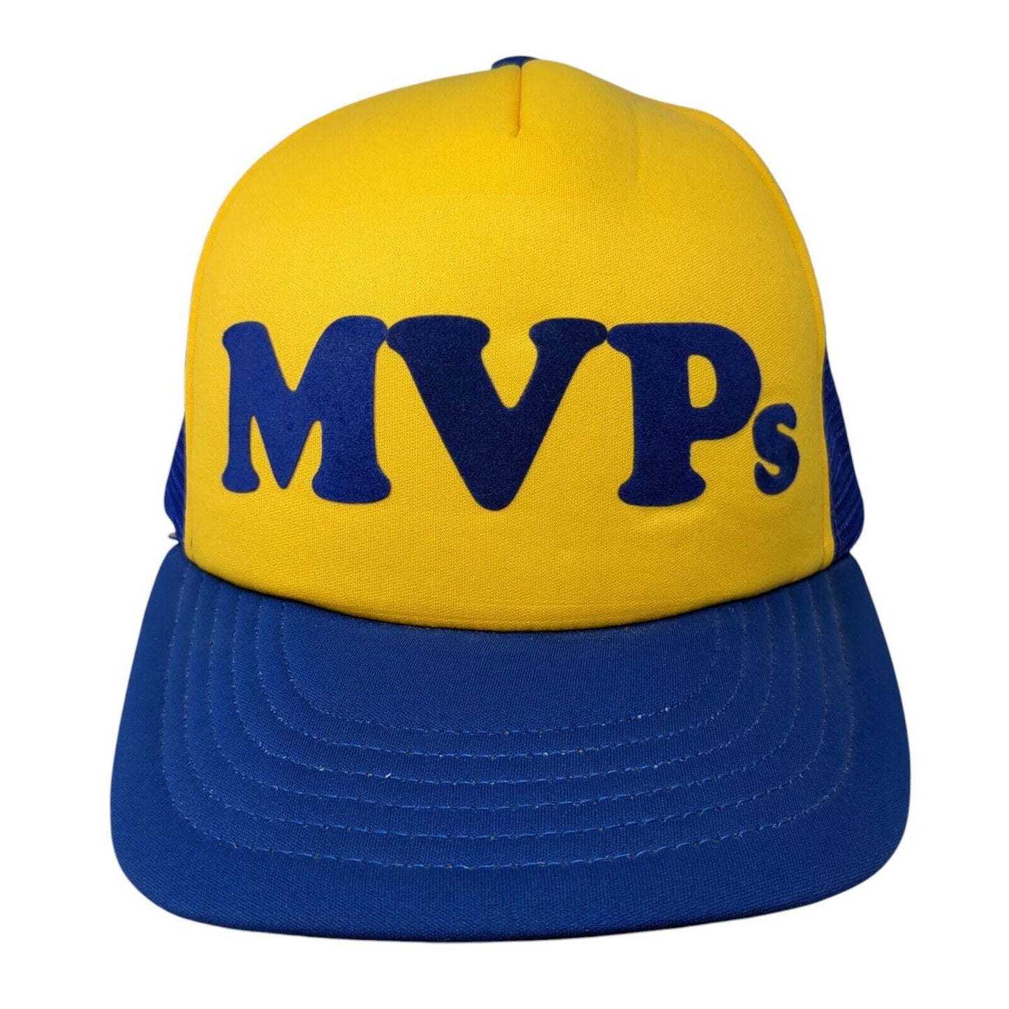 MVPs Snapback Trucker Hat Multicolor One Size Adjustable Mesh Back Sportsland