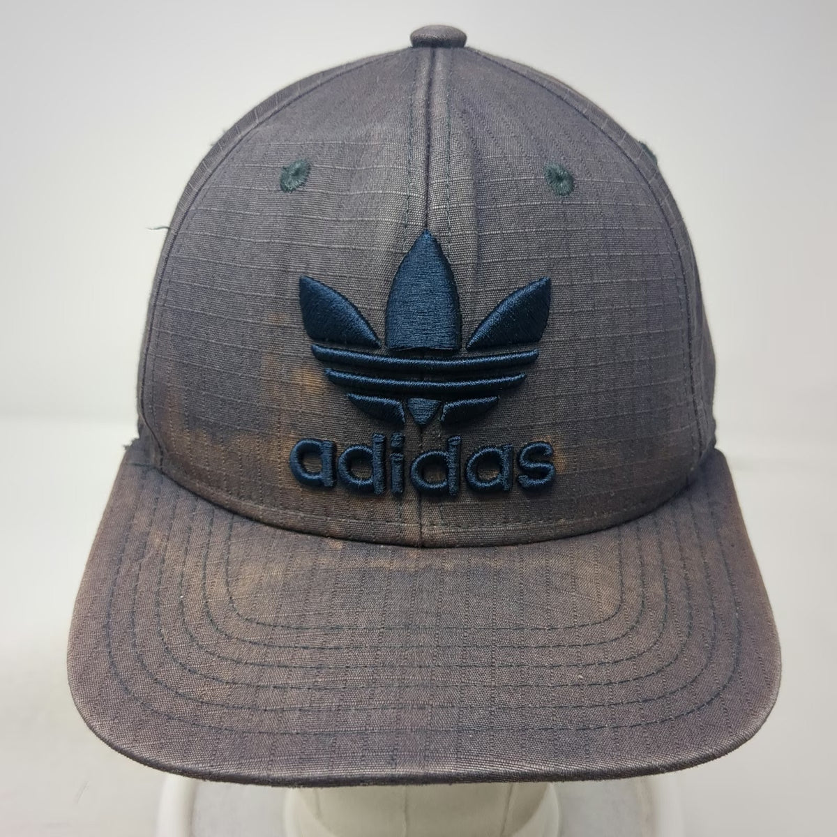 Adidas Snapback Blue One Size Hat Trefoil Logo Embroidered Adjustable OSFM