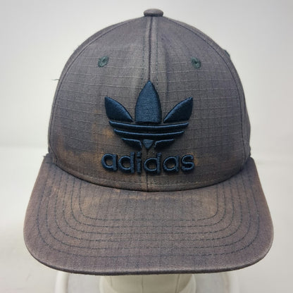 Adidas Snapback Blue One Size Hat Trefoil Logo Embroidered Adjustable OSFM
