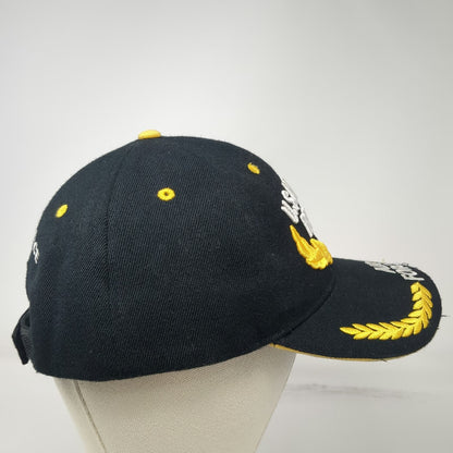 JFH Headwear Baseball Cap Black One Size U.S. Air Force Retired Hat Yellow Leaf