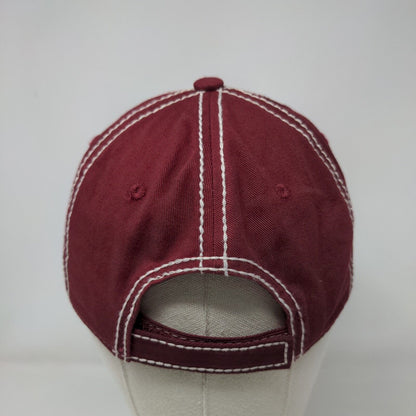 South Dakota Deadwood Strapback Hat Multi One Size 6 Panel Colorblock