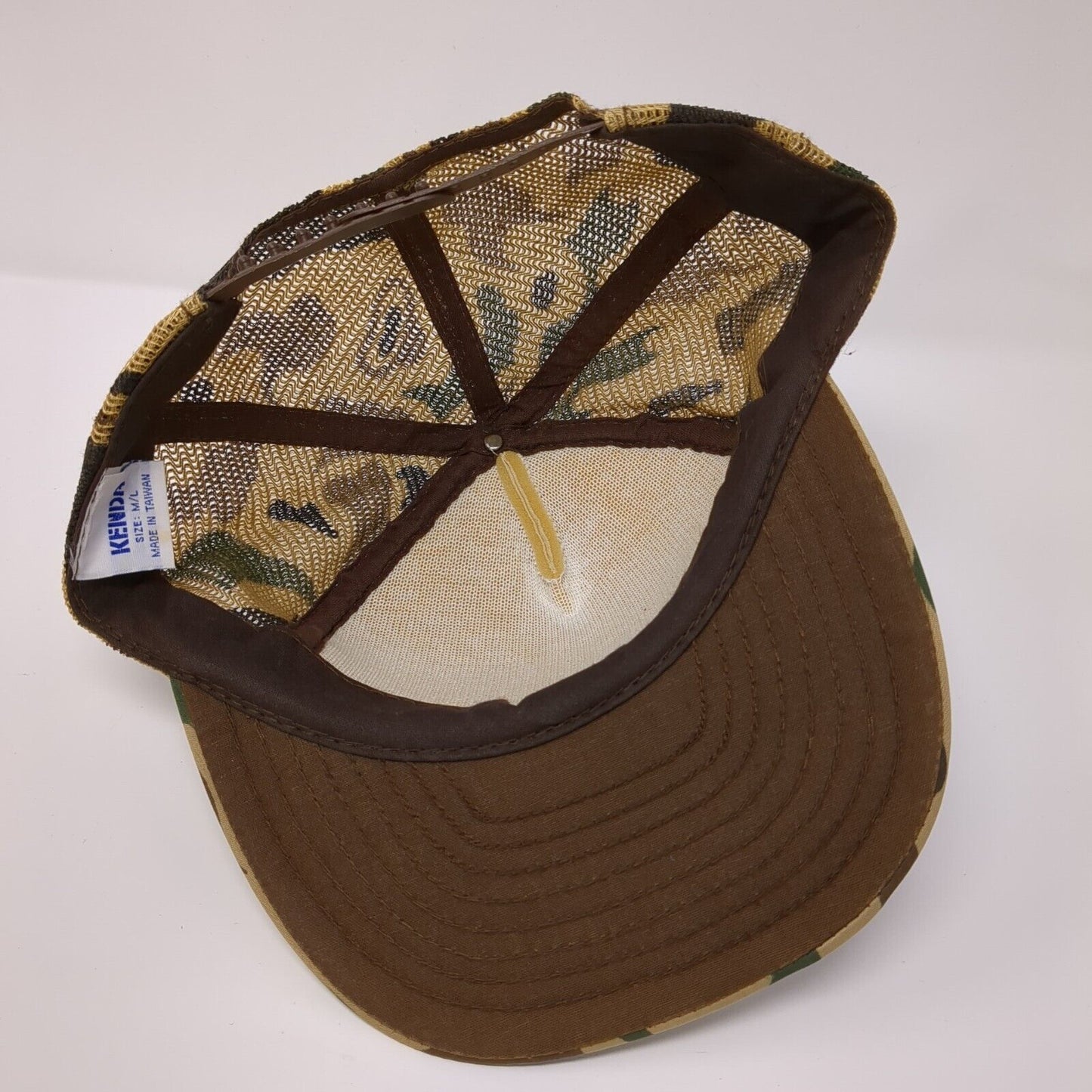 The 'Nam Snapback Mesh Back Trucker Hat Camo M/L Adjustable Kenda