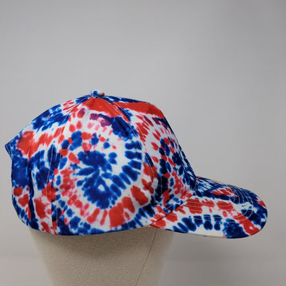 Gertex Strapback Hat Multicolor One Size Adjustable Tie Dye 6 Panel Polyester
