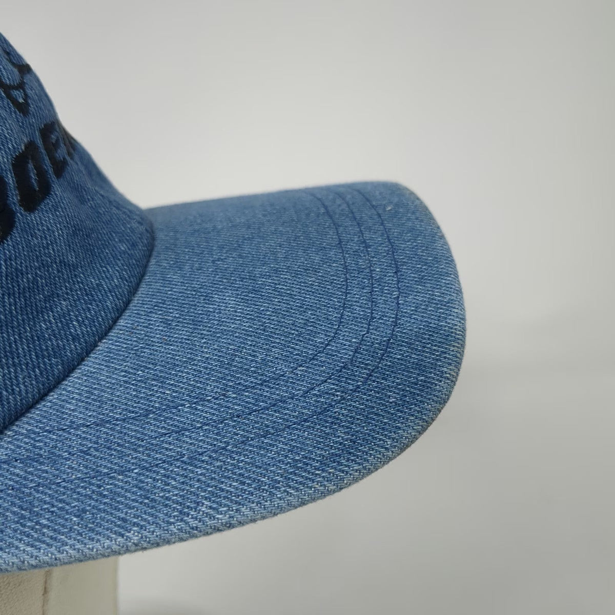 ATT Headwear Boeing Blue Denim Baseball Cap One Size Adjustable Slideback Hat