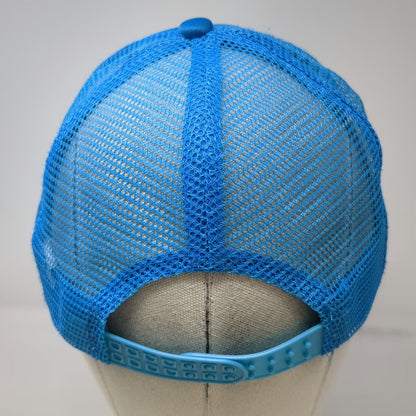 Cabo Paradise Blue Trucker Hat One Size Mesh Back Snapback Graphic Foam Crown