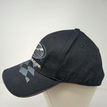 Richmond International Raceway Black Baseball Cap One Size Checkered Racing Hat