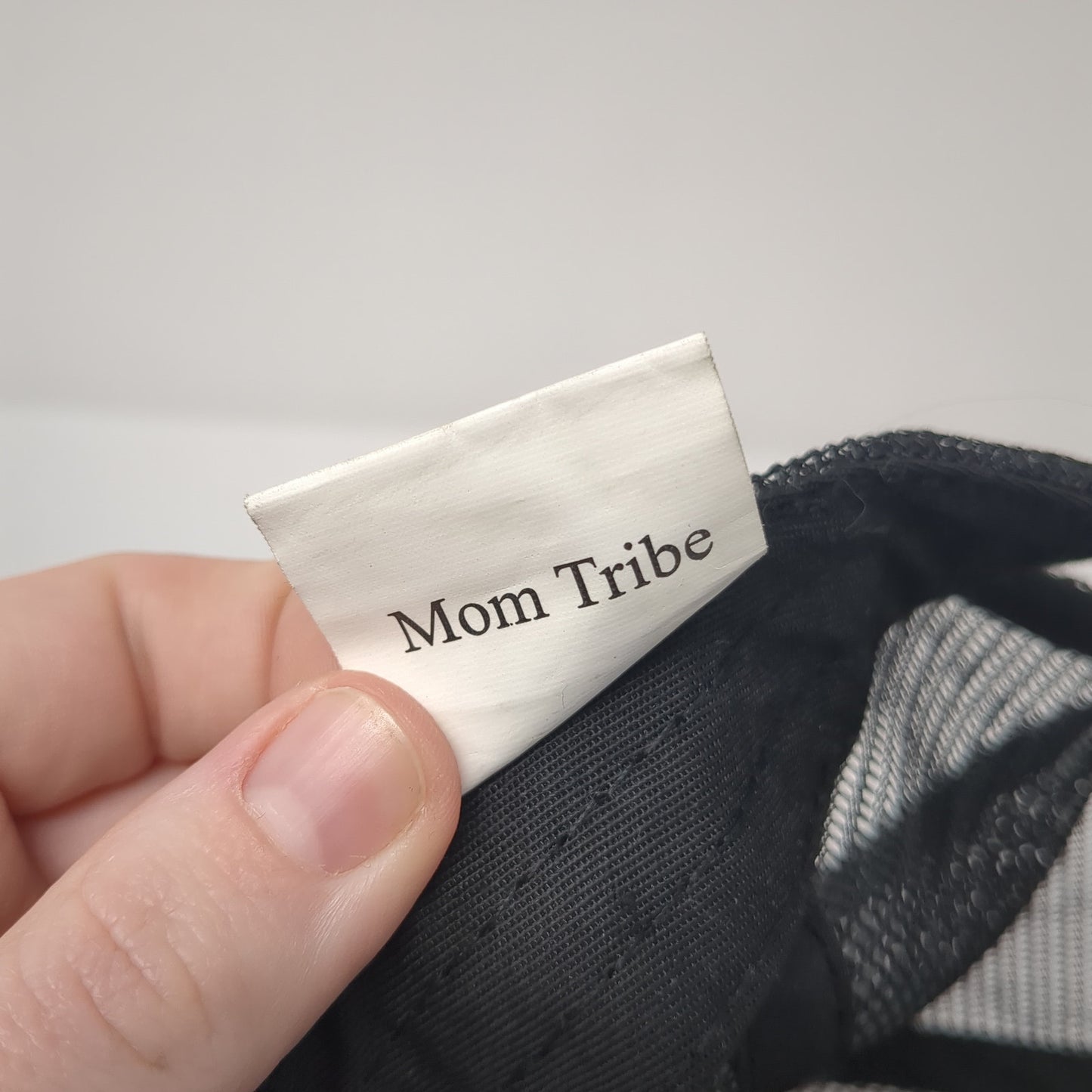 Mama Snapback Trucker Hat Black One Size Adjustable Mesh Back Tiny Trucker Co.