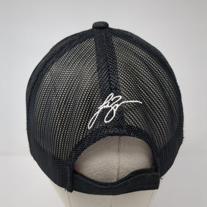 Luke Bryan Strapback Trucker Hat Black One Size Adjustable Mesh Back Outdoor Cap