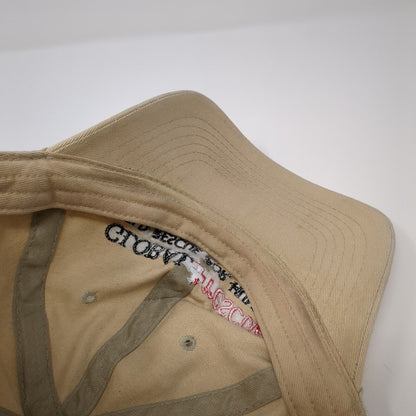 Global Rescue Strapback Hat Tan One Size Adjustable Outdoor Buck's Bags