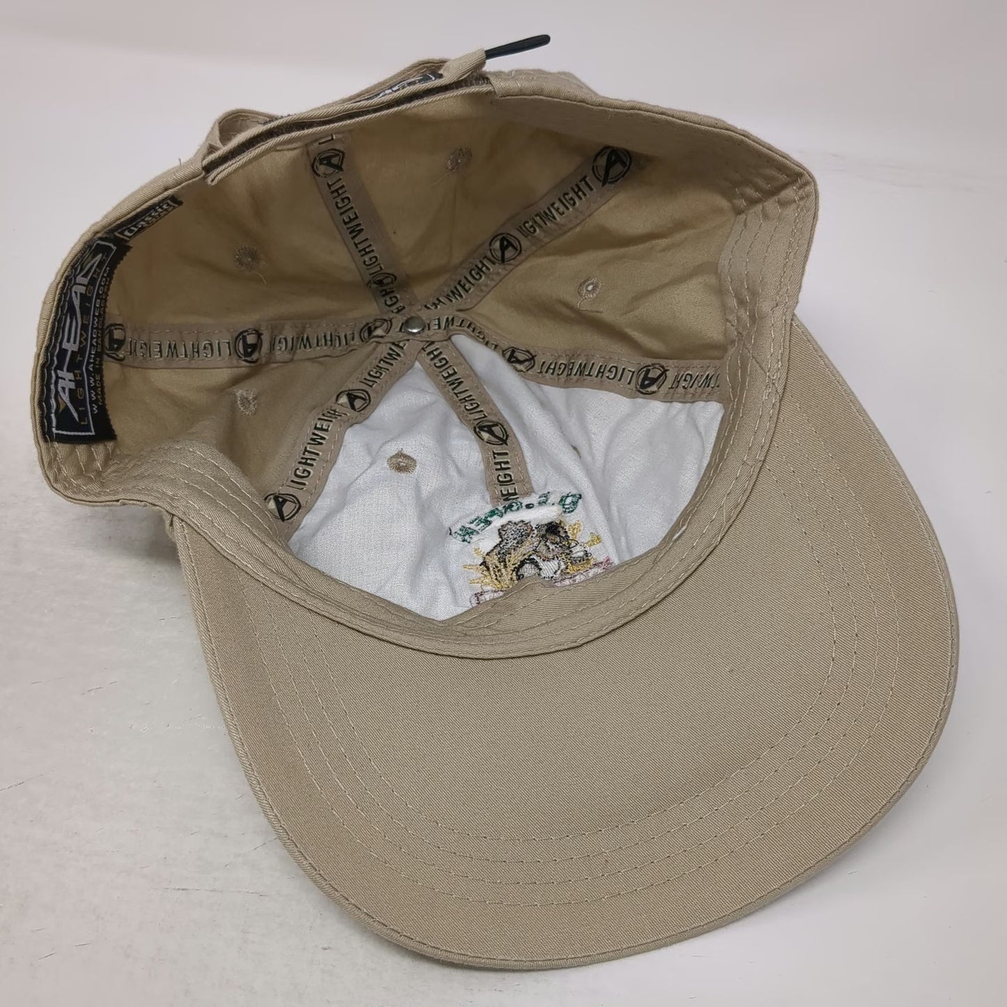 Ahead Baseball Cap Beige One Size 2016 US Open Oakmont Golf Squirrel Logo Hat
