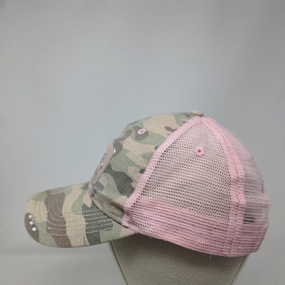 John Deere Snapback Mesh Back Trucker Hat Camouflage OSFM Tractor Girl