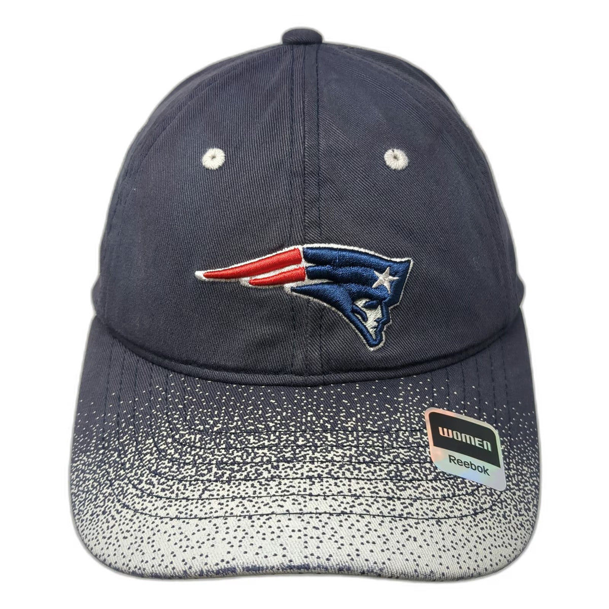 New England Patriots NFL Reebok Blue Size S/M Cap Speckled Brim Stretch Fit